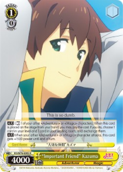 "Important Friend" Kazuma⁣ - KonoSuba: God’s Blessing on this Wonderful World! Legend of Crimson⁣ (Rare)⁣ [005]