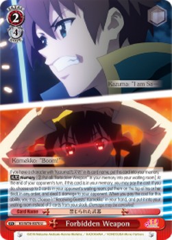 Forbidden Weapon⁣ - KonoSuba: God’s Blessing on this Wonderful World! Legend of Crimson⁣ (Uncommon)⁣ [070]