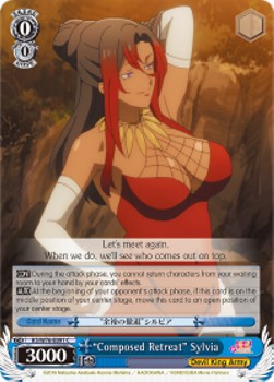 "Composed Retreat" Sylvia - KonoSuba: God’s Blessing on this Wonderful World! Legend of Crimson (Common) [KS/W76-091]
