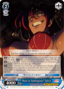 "Burn to Nothingness" Sylvia - KonoSuba: God’s Blessing on this Wonderful World! Legend of Crimson (Common) [KS/W76-093]