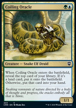 Coiling Oracle (V.1) - Commander Legends: Extras (Common) [XCMR-443]