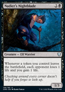Nadier's Nightblade⁣ - Commander Legends⁣ (Uncommon)⁣ [136]