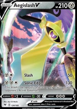 Aegislash V⁣ - Vivid Voltage⁣ (Ultra Rare)⁣ [126]
