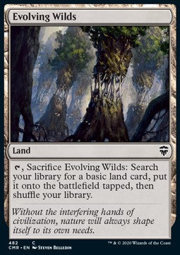 Evolving Wilds - Commander Legends: Extras (Common) [XCMR-482]