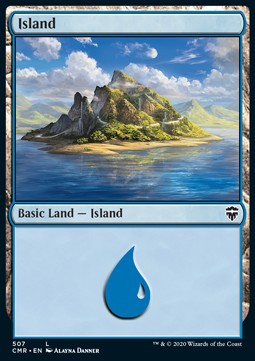Island (V.2) - Commander Legends: Extras (Land) [XCMR-507]