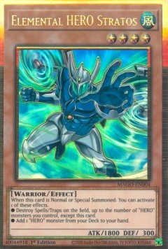 Elemental HERO Stratos - Maximum Gold (Premium Gold Rare) [MAGO-004]