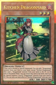 Kitchen Dragonmaid - Maximum Gold (Premium Gold Rare) [MAGO-022]