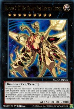 Number C107: Neo Galaxy-Eyes Tachyon Dragon - Maximum Gold (Rare) [MAGO-063]