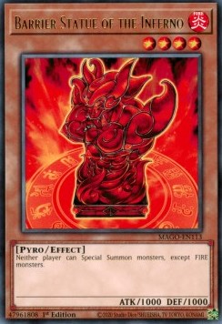 Barrier Statue of the Inferno⁣ - Maximum Gold⁣ (Rare)⁣ [113]