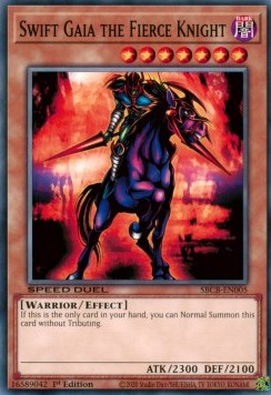 Swift Gaia the Fierce Knight (V.1 - Common)⁣ - Speed Duel: Battle City Box⁣ (Common)⁣ [005]