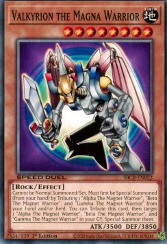 Valkyrion the Magna Warrior (V.1 - Common) - Speed Duel: Battle City Box (Common) [SBCB-022]