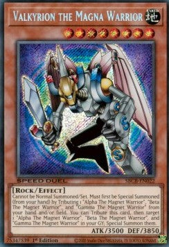 Valkyrion the Magna Warrior (V.2 - Secret Rare)⁣ - Speed Duel: Battle City Box⁣ (Secret Rare)⁣ [022]