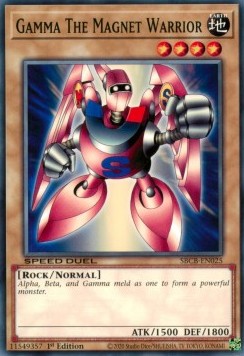 Gamma The Magnet Warrior - Speed Duel: Battle City Box (Common) [SBCB-025]