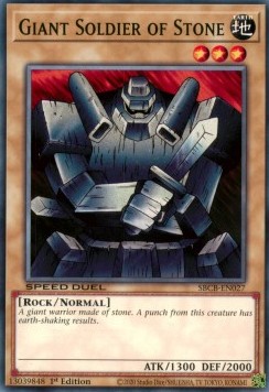 Giant Soldier of Stone⁣ - Speed Duel: Battle City Box⁣ (Common)⁣ [027]