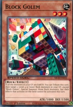 Block Golem - Speed Duel: Battle City Box (Common) [SBCB-032]