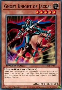 Ghost Knight of Jackal⁣ - Speed Duel: Battle City Box⁣ (Common)⁣ [051]
