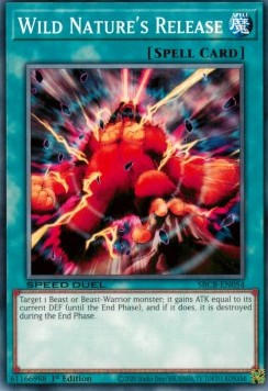 Wild Nature's Release⁣ - Speed Duel: Battle City Box⁣ (Common)⁣ [054]