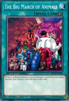 The Big March of Animals⁣ - Speed Duel: Battle City Box⁣ (Common)⁣ [055]