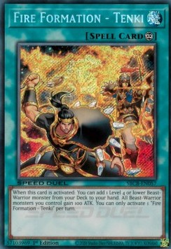 Fire Formation - Tenki (V.2 - Secret Rare)⁣ - Speed Duel: Battle City Box⁣ (Secret Rare)⁣ [057]