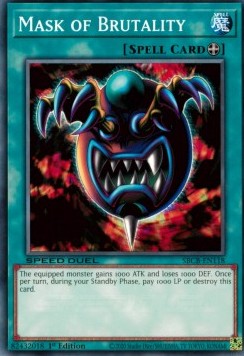 Mask of Brutality - Speed Duel: Battle City Box (Common) [SBCB-118]