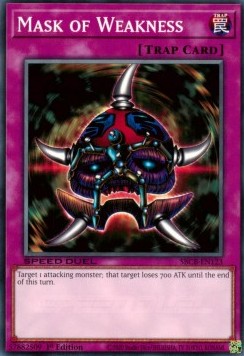 Mask of Weakness⁣ - Speed Duel: Battle City Box⁣ (Common)⁣ [123]
