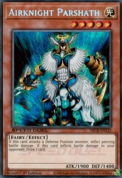 Airknight Parshath (V.2 - Secret Rare)⁣ - Speed Duel: Battle City Box⁣ (Secret Rare)⁣ [132]