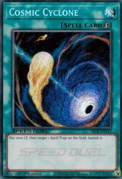 Cosmic Cyclone (V.2 - Secret Rare) - Speed Duel: Battle City Box (Secret Rare) [SBCB-142]