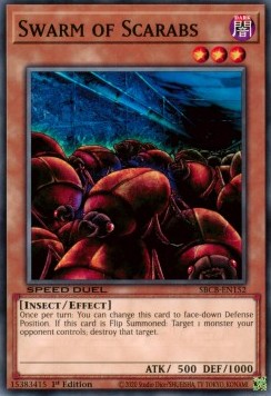 Swarm of Scarabs⁣ - Speed Duel: Battle City Box⁣ (Common)⁣ [152]