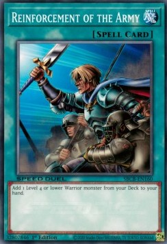 Reinforcement of the Army (V.1 - Common) - Speed Duel: Battle City Box (Common) [SBCB-160]
