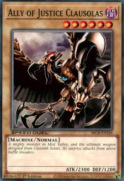 Ally of Justice Clausolas - Speed Duel: Battle City Box (Common) [SBCB-169]