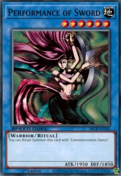 Performance of Sword - Speed Duel: Battle City Box (Common) [SBCB-183]
