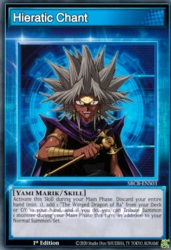 Hieratic Chant⁣ - Speed Duel: Battle City Box⁣ (Common)⁣ [S03]