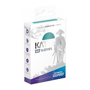 60 Small Ultimate Guard Katana Sleeves (Turquoise)