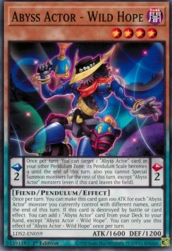 Abyss Actor - Wild Hope⁣ - Legendary Duelists: Season 2⁣ (Common)⁣ [059]