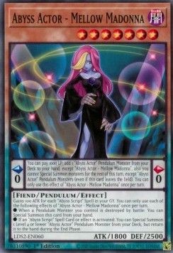 Abyss Actor - Mellow Madonna⁣ - Legendary Duelists: Season 2⁣ (Common)⁣ [060]