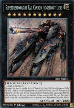 Superdreadnought Rail Cannon Juggernaut Liebe⁣ - Legendary Duelists: Season 2⁣ (Secret Rare)⁣ [124]