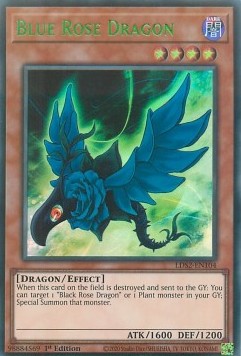 Blue Rose Dragon (V.3 - Ultra Rare) - Legendary Duelists: Season 2 (Ultra Rare) [LDS2-104]