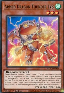 Armed Dragon Thunder LV3 - Blazing Vortex (Super Rare) [BLVO-004]