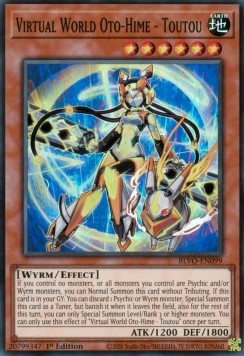 Virtual World Oto-Hime - Toutou⁣ - Blazing Vortex⁣ (Super Rare)⁣ [099]