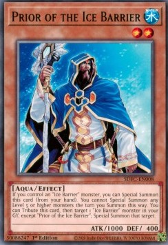 Prior of the Ice Barrier⁣ - Structure Deck: Freezing Chains⁣ (Common)⁣ [008]