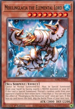 Moulinglacia the Elemental Lord⁣ - Structure Deck: Freezing Chains⁣ (Common)⁣ [025]