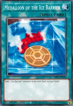 Medallion of the Ice Barrier⁣ - Structure Deck: Freezing Chains⁣ (Common)⁣ [030]