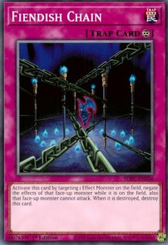 Fiendish Chain⁣ - Structure Deck: Freezing Chains⁣ (Common)⁣ [036]