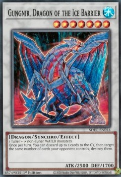 Gungnir, Dragon of the Ice Barrier⁣ - Structure Deck: Freezing Chains⁣ (Super Rare)⁣ [044]