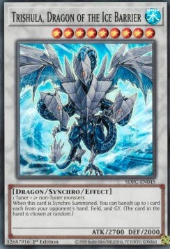 Trishula, Dragon of the Ice Barrier⁣ - Structure Deck: Freezing Chains⁣ (Super Rare)⁣ [045]