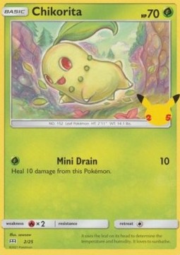 Chikorita⁣ - McDonald's Collection 25th Anniversary⁣ (Promo)⁣ [2]