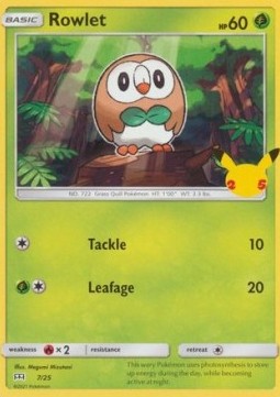 Rowlet⁣ - McDonald's Collection 25th Anniversary⁣ (Promo)⁣ [7]
