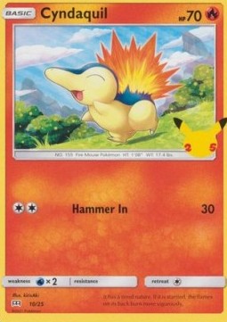 Cyndaquil⁣ - McDonald's Collection 25th Anniversary⁣ (Promo)⁣ [10]