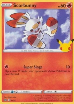 Scorbunny⁣ - McDonald's Collection 25th Anniversary⁣ (Promo)⁣ [16]