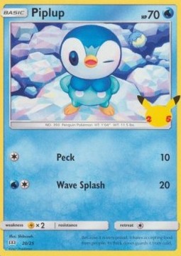 Piplup⁣ - McDonald's Collection 25th Anniversary⁣ (Promo)⁣ [20]